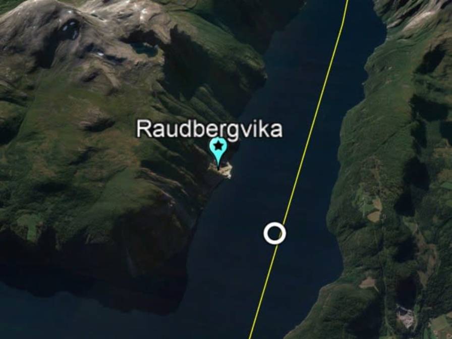 AG 25 raudbergvika map